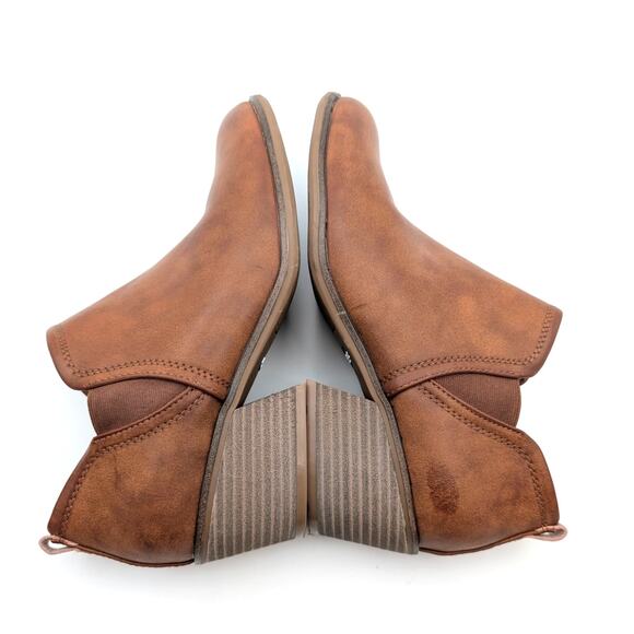 Dr. Scholl's Laurel Women's Ankle Boots Almond Toe Brown Size US8.5 EU39 - Picture 10 of 12